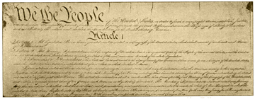 Preamble to the Constitution starting with We the People