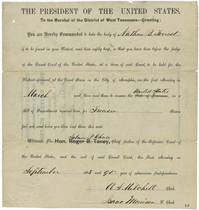 Habeas Corpus document