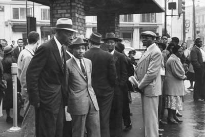 Martin Luther King Jr., E.D. Nixon, and other boycott organizers