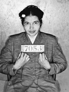 arrest photo of Rosa Parks