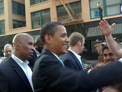 Obama Shaking Hands