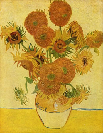 Image of Still Life : Vase With Fifteen Sunflowers by Van Gogh