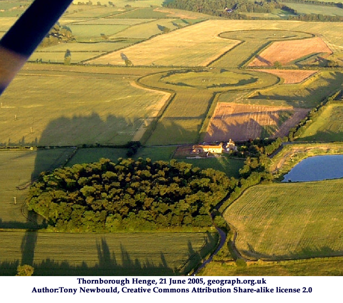 Thornborough Henge, 21 June 2005, geograph.org.uk