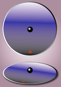 Animation of the Coriolis effect