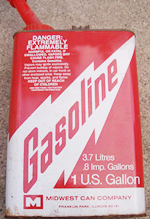 a can of gasoline