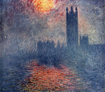 A painting by Claude Monet