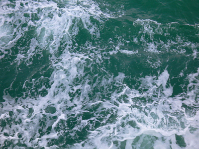 choppy seawater