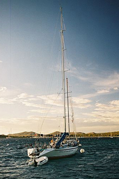a sailboat