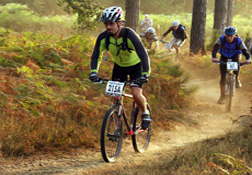 mountain bike racers