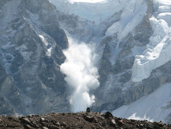 a snow avalanche