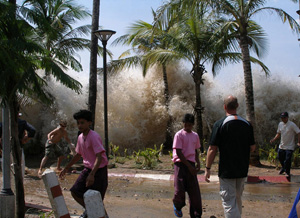 a tsunami