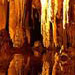 The inside of a cave