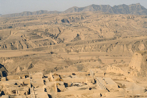 A loess-covered landscape in China