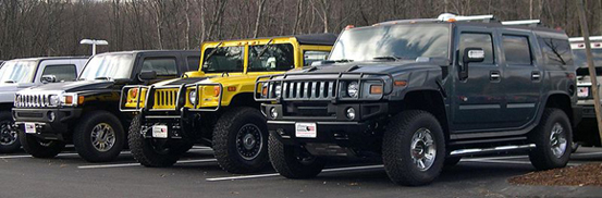 cars at a car lot