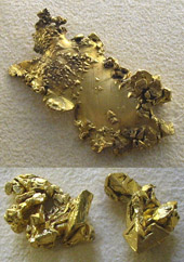 gold nuggets