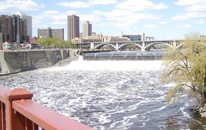 a hydropower dam