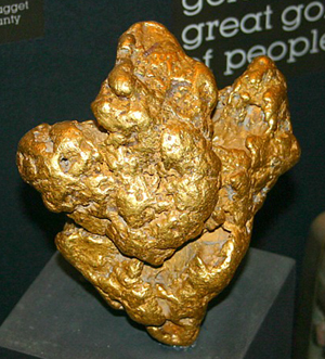 a large gold nugget