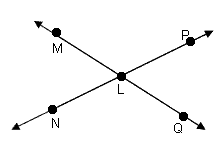 lines M Q and P N intersect at point L