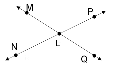 lines M Q and P N intersect at point L