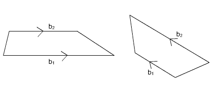 trapezoid ABCD, side AB is parallel to side DC