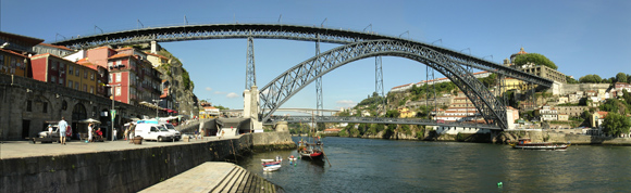 The Dom Luis I Bridge in Portugal