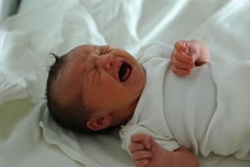 Crying infant