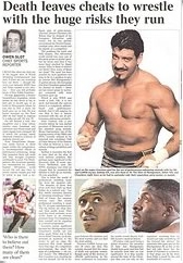 steroid article, "Is anyone clean"