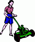 mow lawn