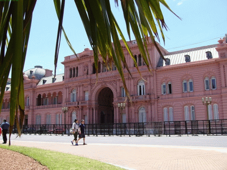 La Casa Rosada en Buenos Aires