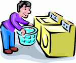 Wash clothes