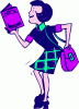 Girl in good mood