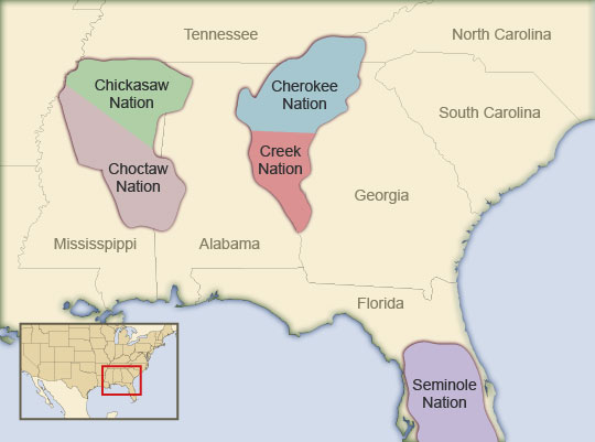 Breakdown of the Cherokee Nation