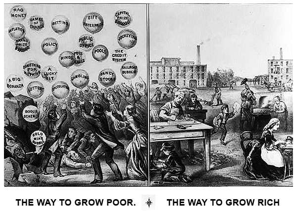 Grow poor, grow rich cartoon