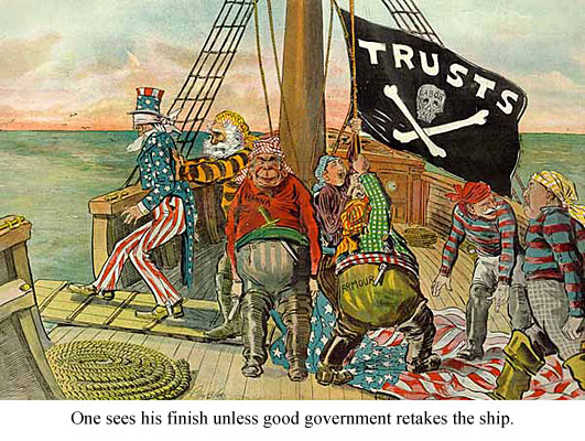 Gilded Age pirate cartoon