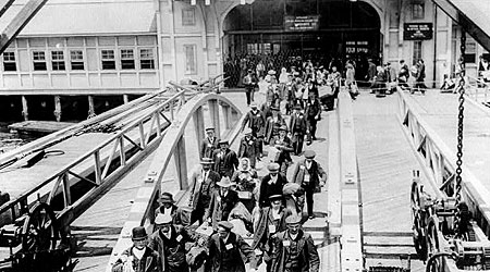 Depot in Ellis Island 