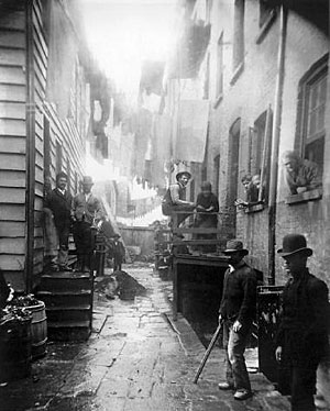 Bandits Roost; one of Jacob Riis' photographs