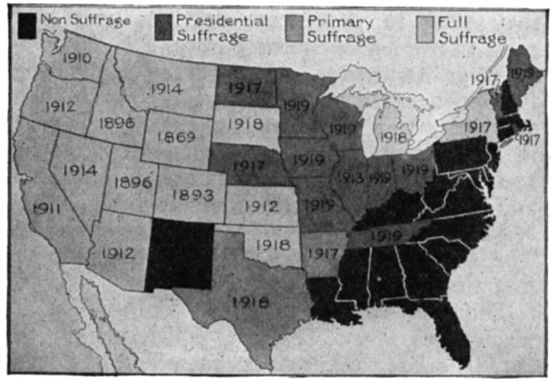 suffrage map    