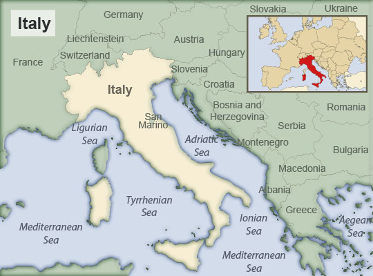 Map of Italy