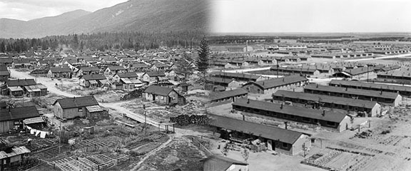 Internment camp buildings