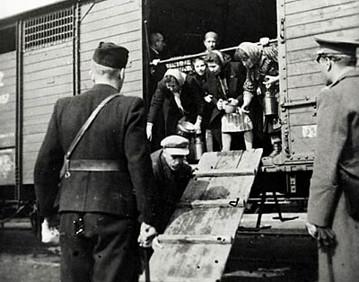 Jews on train