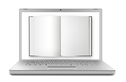 Turning the page of an eBook; ThinkStock.com