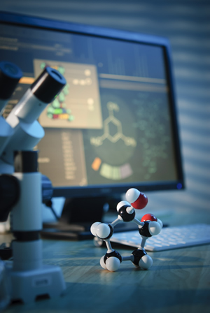 Microscope and molecules