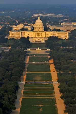 Capitol and National Mall from Washington Monument