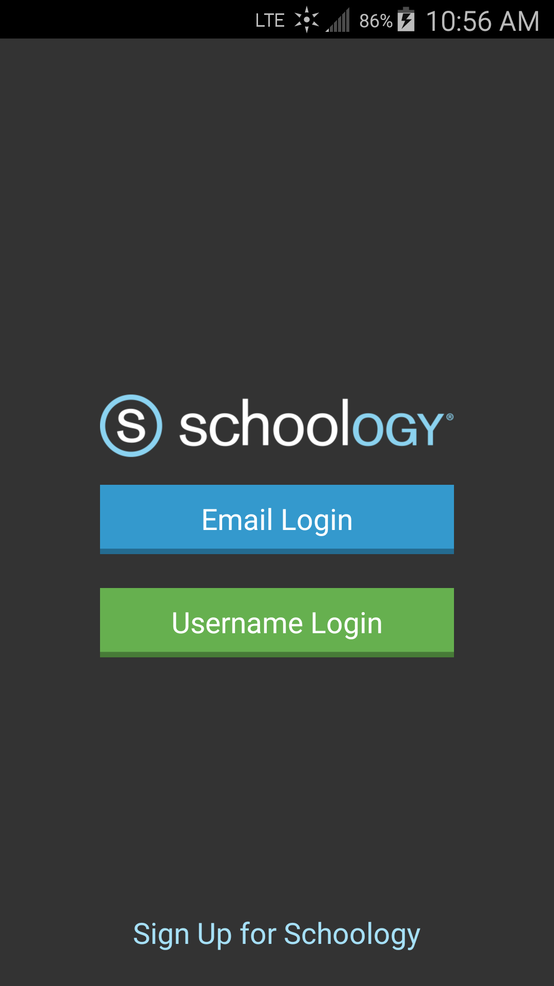 schoology app screen 1