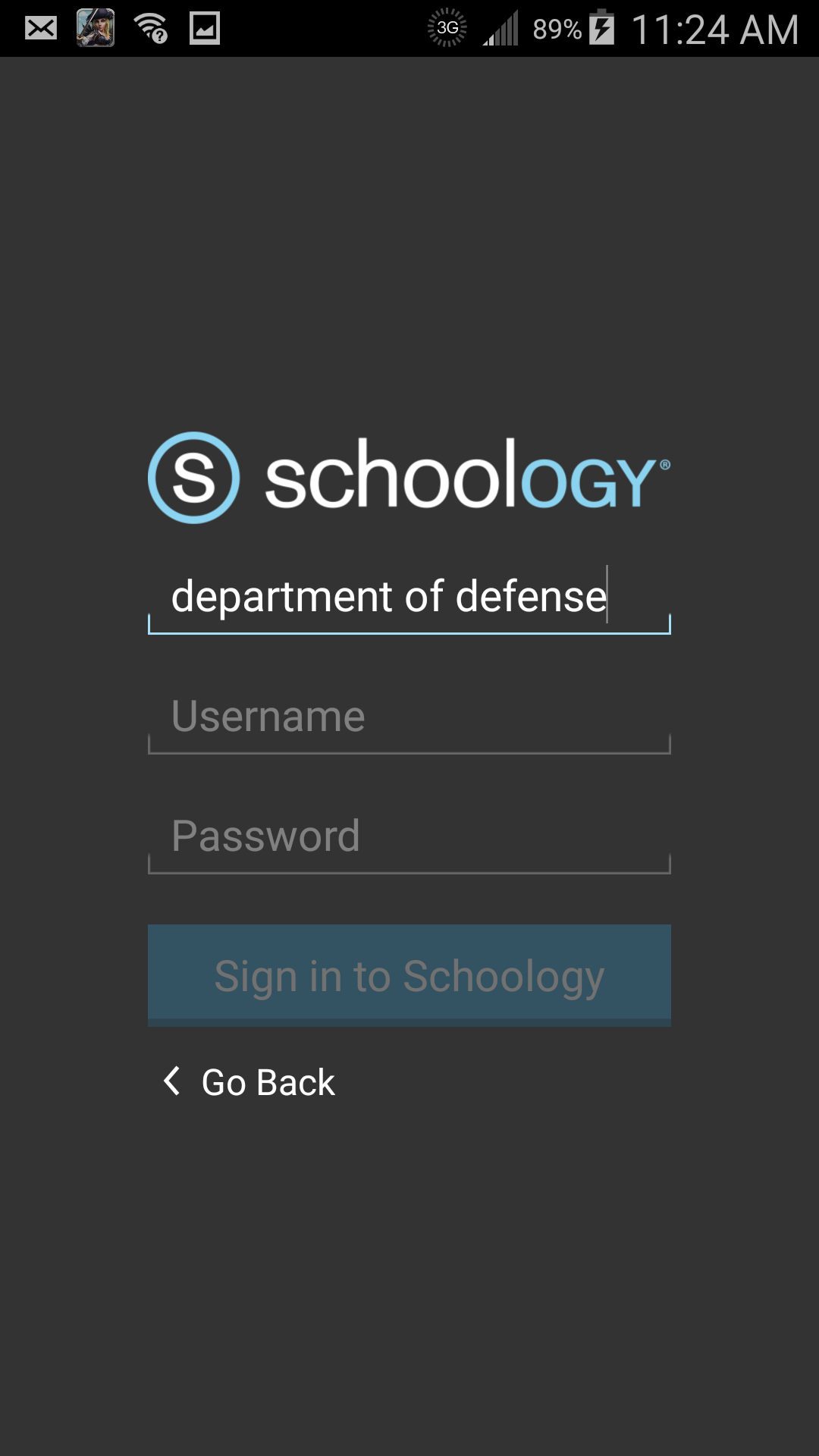 schoology app step 2