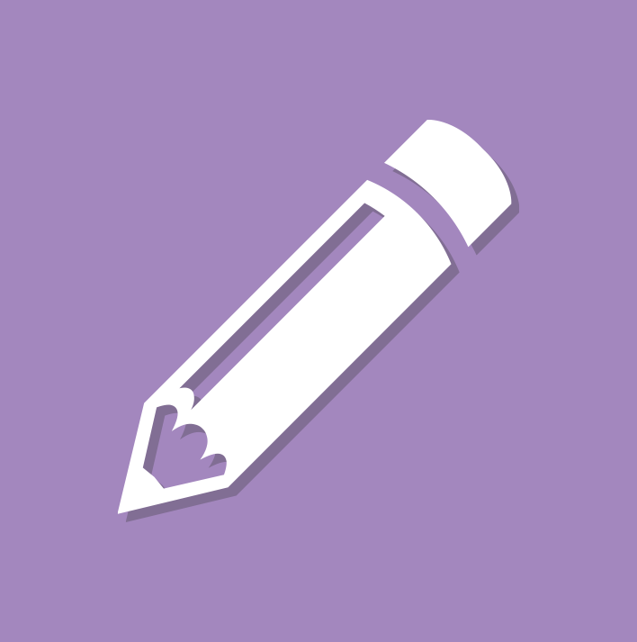 Grade K - 5 pencil quiz test icon