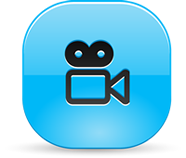 Blue video icon; Thinkstock.com