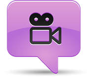 Purple video icon; Thinkstock.com