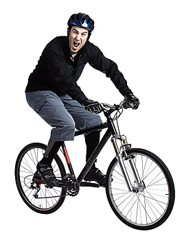 mountain biker