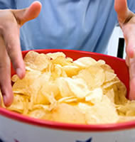 Bowl of Potato Chips